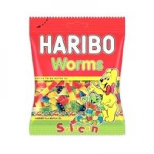Haribo Worms Solucan Jelibon 80 g
